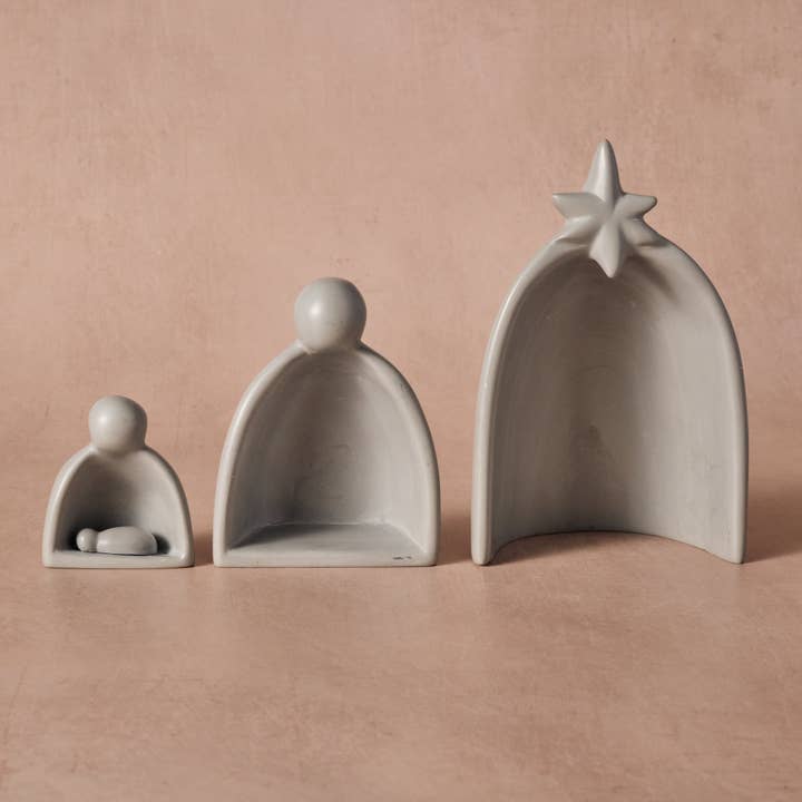 Ten Thousand Villages - Wholesale Nativity Scene Decor - Tamu Nesting Soapstone Nativity2