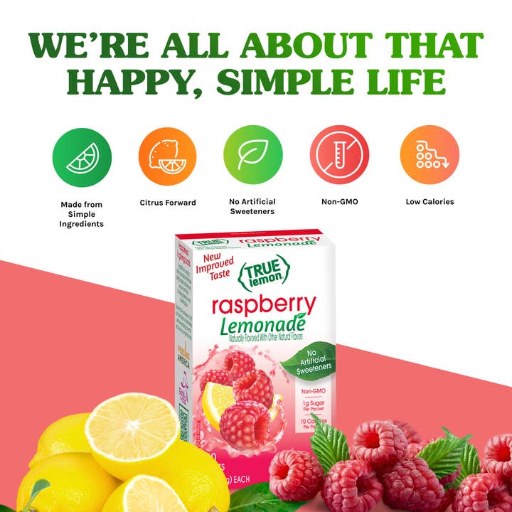 True Citrus - Vendita all'ingrosso Preparati per bevande - Limonata al lampone True Lemon2