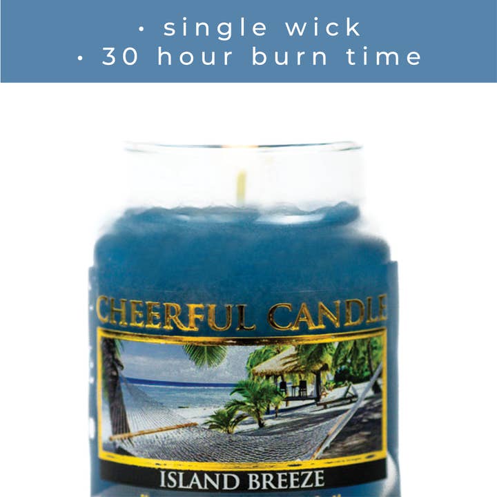 A Cheerful Giver - Vente Bougie en bocal - Bougie joyeuse (6 oz.) — Island Breeze3
