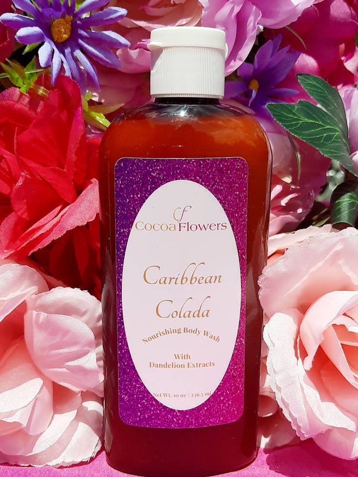 Caribbean Colada Body Wash for wholesale by Cocoa Flowers