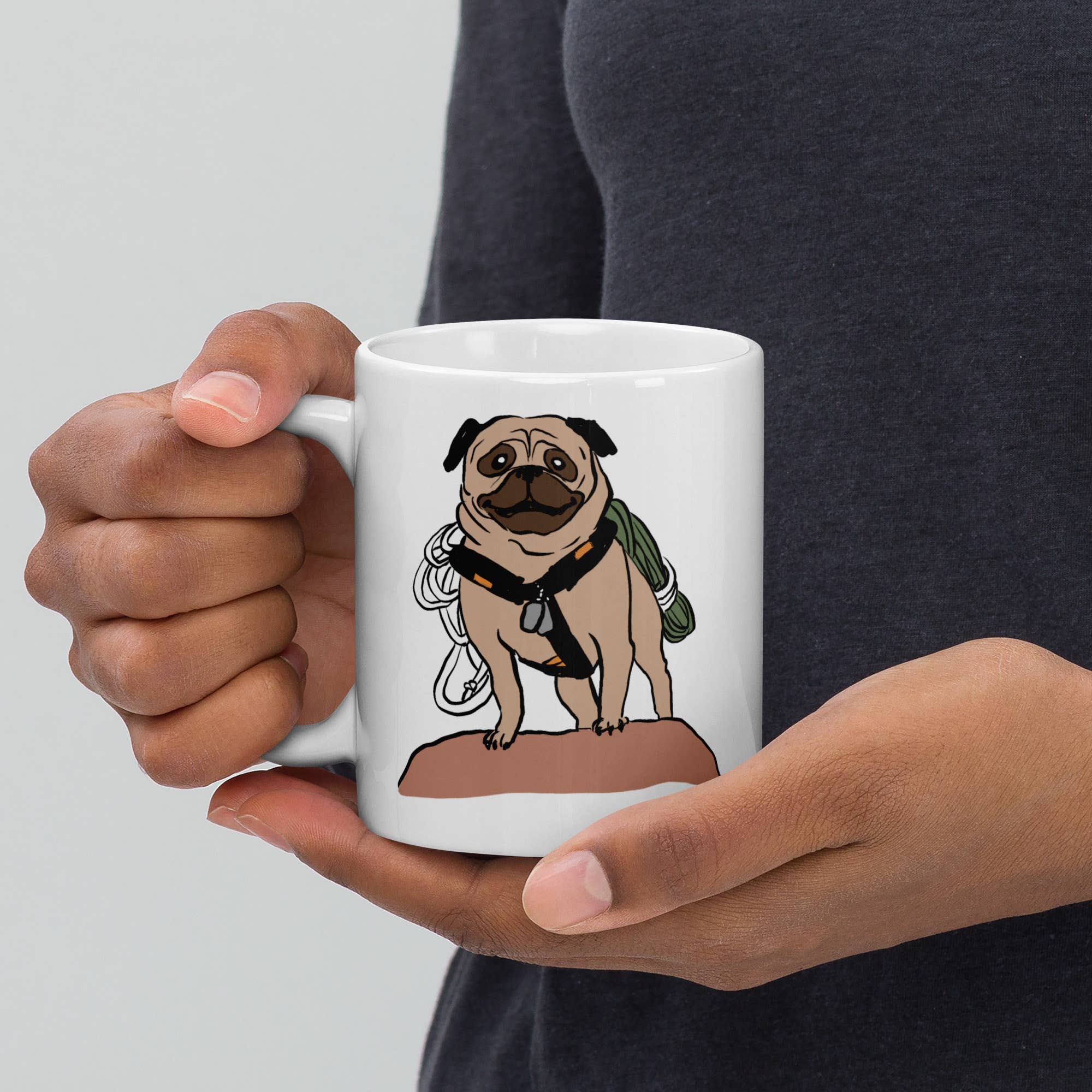 Club No-Kill 2027 Coffee Mugs - Wholesale Coffee Mug - Vinny the Pug Coffee Mugs                     6