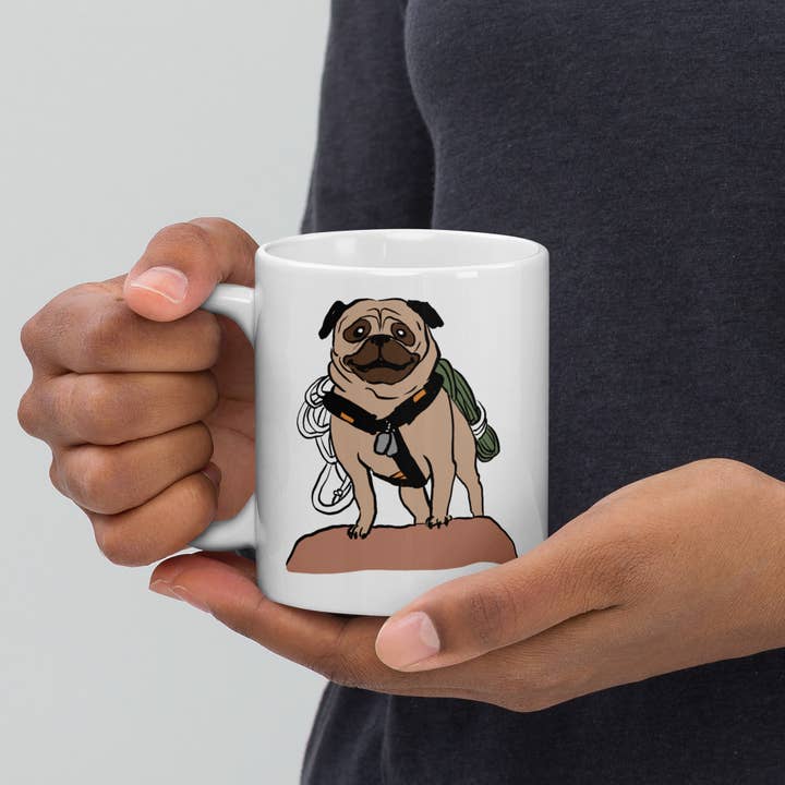 Club No-Kill 2027 Coffee Mugs - Wholesale Coffee Mug - Vinny the Pug Coffee Mugs 6
