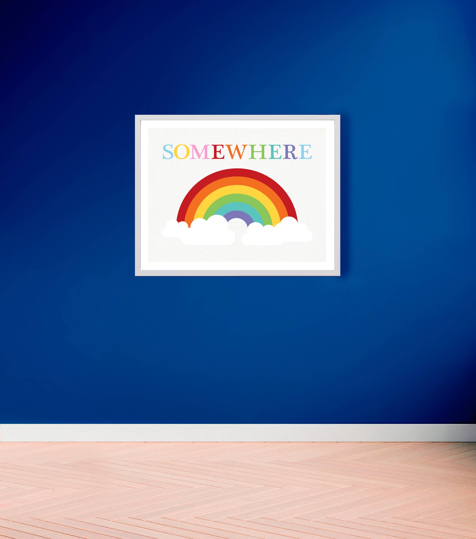 Creative Monsoon - Wholesale Art Print - Somewhere Over The Rainbow Print1