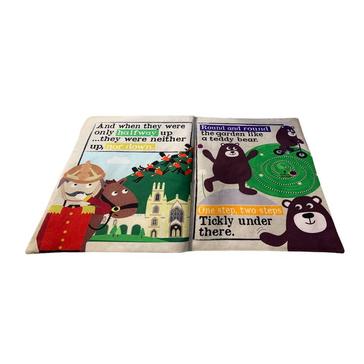 Jo & Nic's Crinkly Cloth Books - Wholesale Baby & Toddler Book (0-2) - Nursery Times Crinkly Newspaper - Nursery Rhymes 21