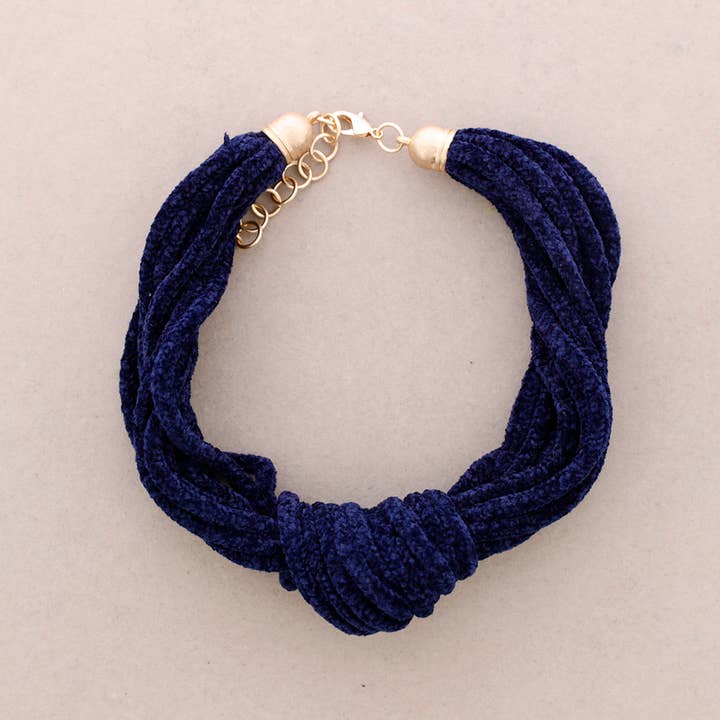 Sonata – Großhandel Gewebtes/geflochtenes Armband – Chenille-Kropfband in Nude8