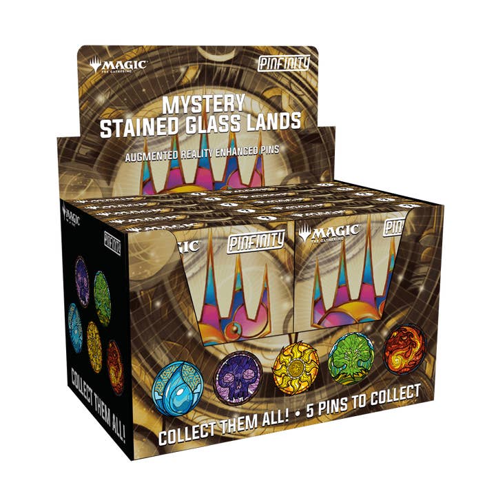 Magic: The Gathering - Stained Glass Lands CDU for wholesale by Pinfinity