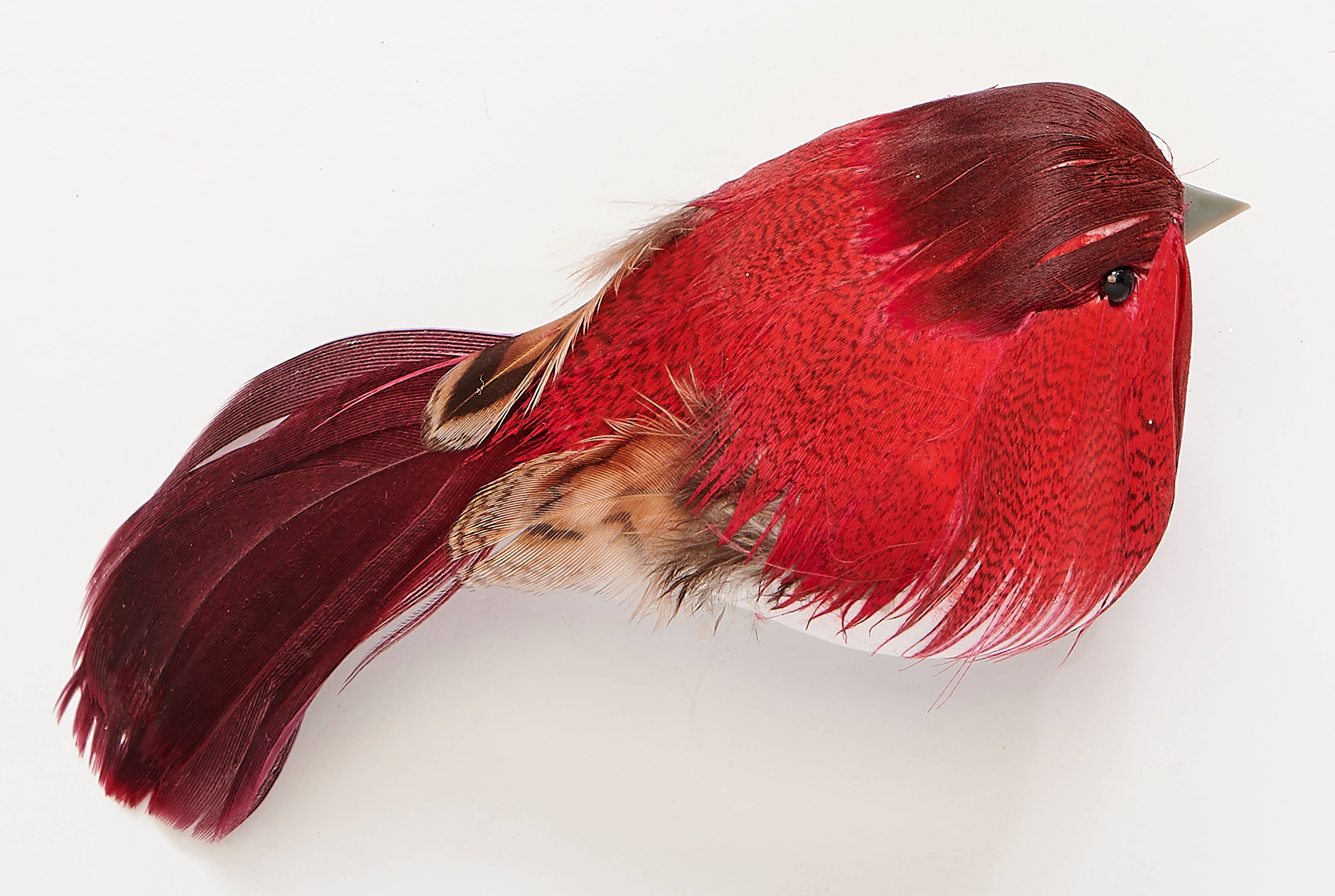 WORTH IMPORTS - Wholesale Christmas Decoration - 4.5" Feathered Bird with Metal Clip1