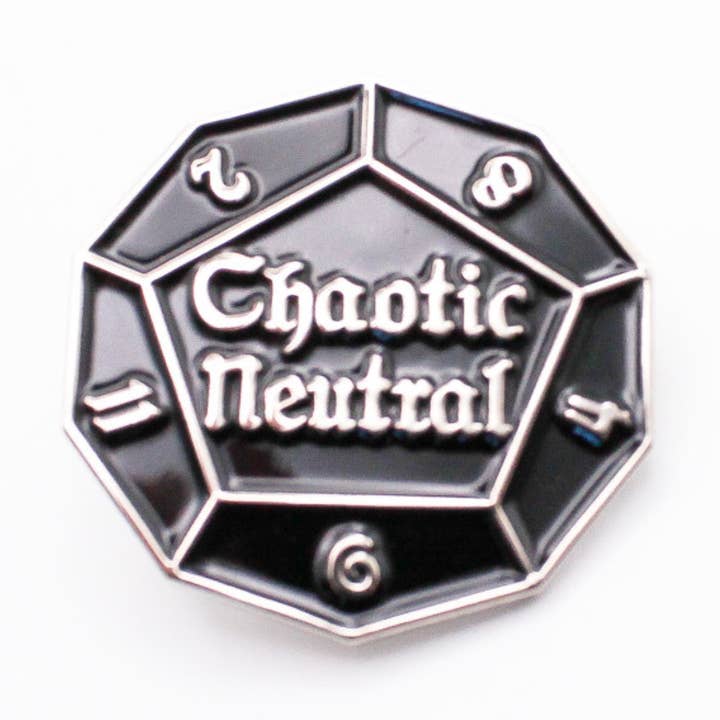 Pin neutro caótico para venta al por mayor de Mystery Dice Goblin