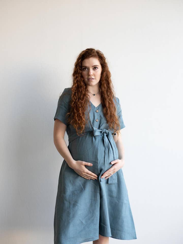 Abito Eloise in blu crepuscolare XS-3XL per la vendita all'ingrosso da parte di EMME