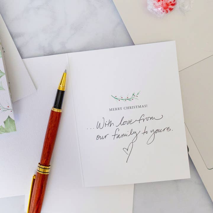 Elizabeth Denniston Design - Wholesale Christmas Card - German Christmas Greeting Card