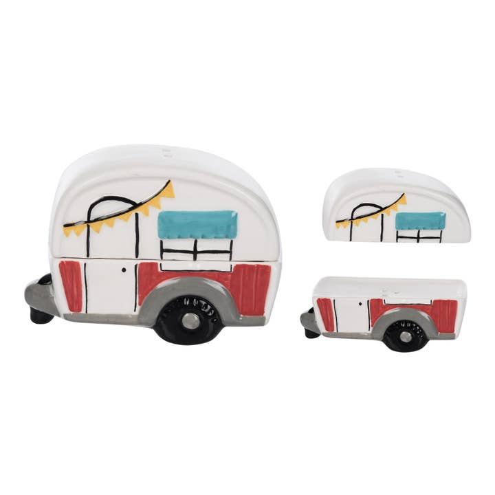 Transpac - Wholesale Salt & Pepper Shaker Set - Dol Camper S/P S/2 Spring Home Décor DS