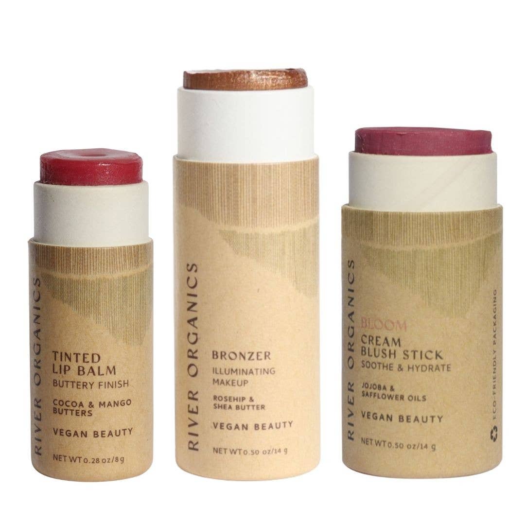 River Organics - Wholesale Lip Balm Set - Lip + Highlighter + Blush Set (Mix & Match)21