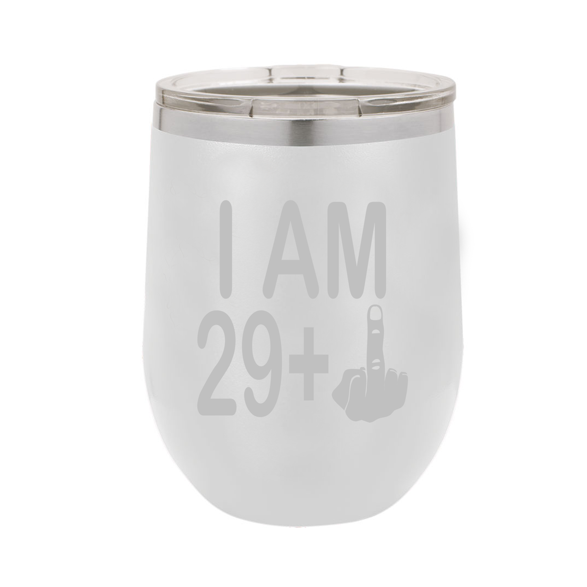 Calm Down Caren - Wholesale Insulated Mug/Tumbler - I am 29 + Middle Finger Polar Wine Tumbler - 30th Birthday1