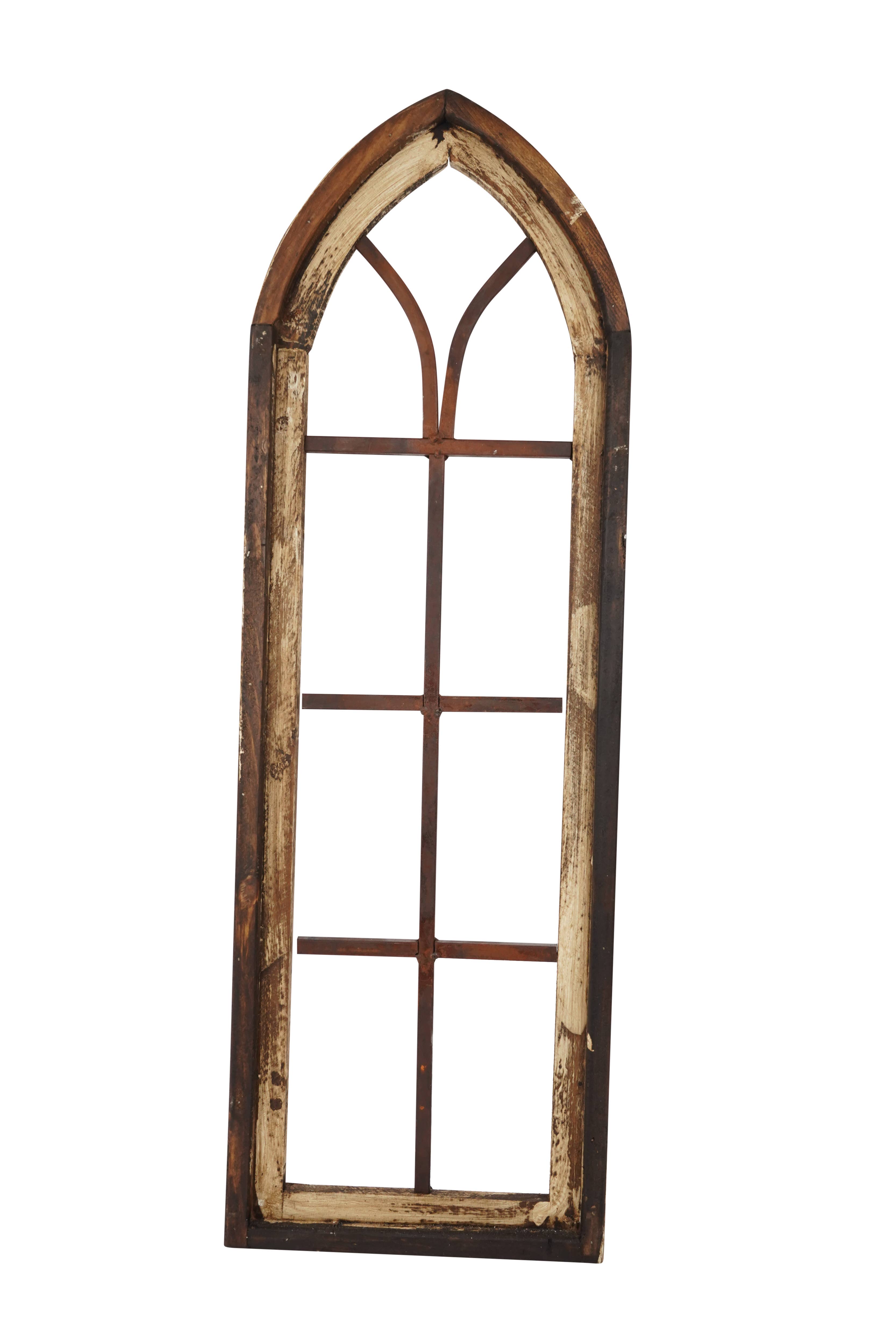 My Amigos Imports - Wholesale Wall Accent - Kingston Farmhouse Wall Decor Window-12x36 inches0