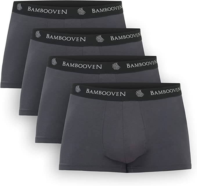 Bambooven - Vente Sous-vêtements – homme - Boxers homme en bambou avec poche de soutien, lot de 45