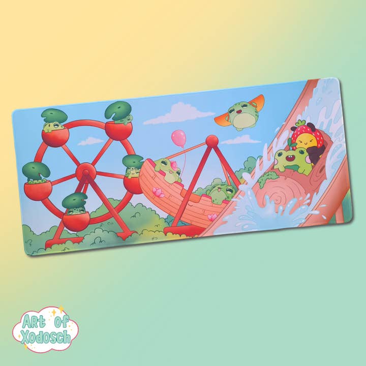 Herbert la grenouille - tapis de bureau pour la vente par Art of Xodosch