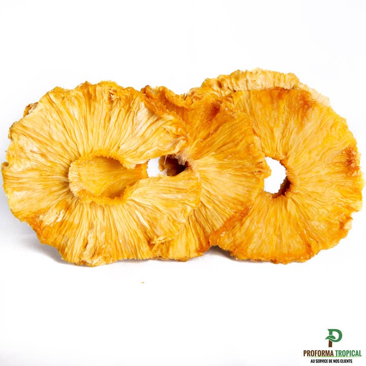 FruitsTropicaux - Wholesale Dried/Dehydrated Fruit - Organic dried pineapple slices 8kg1