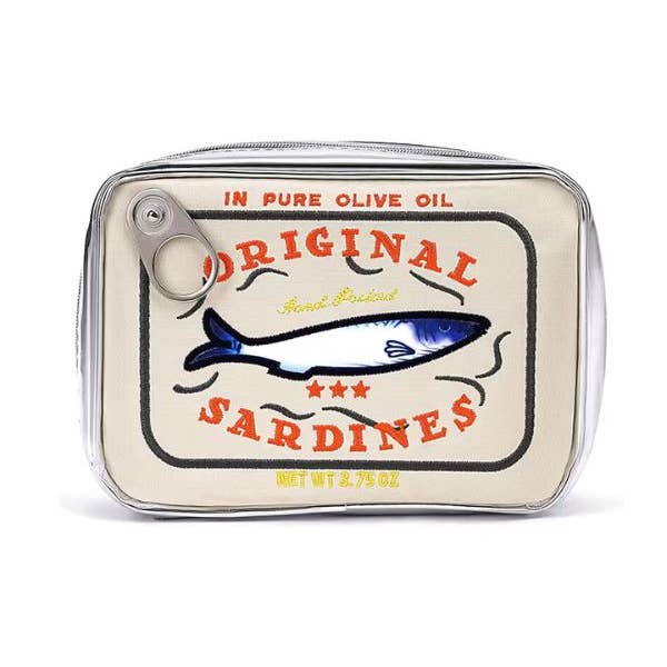 1st Allie - Wholesale Makeup/Cosmetic Bag - Sardine's Tin Can Gift Cosmetic Bag