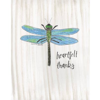 Libellule Merci pour la vente par She Said It.