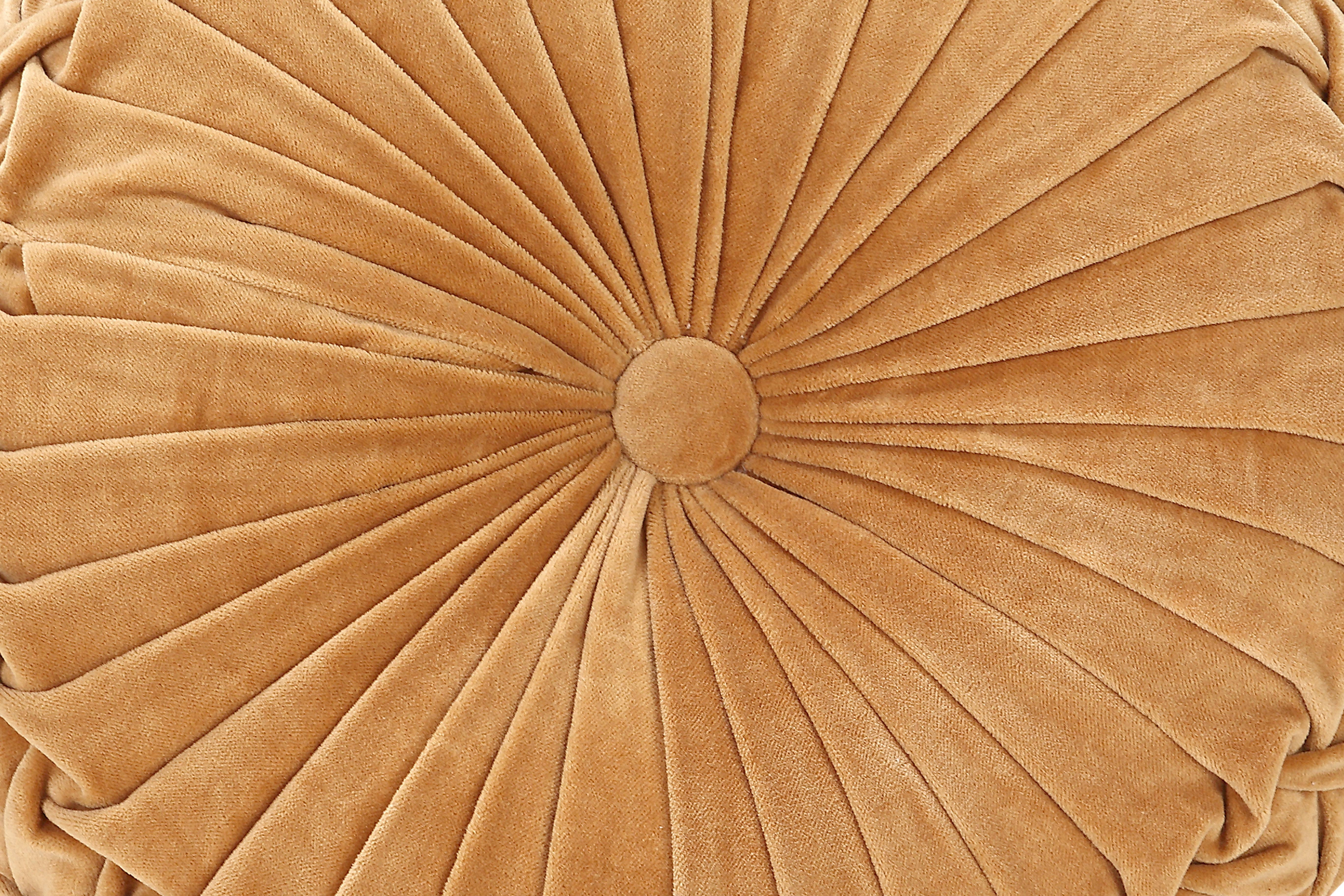 Casa Amarosa - Wholesale Throw/Decorative Pillow - Velvet Round Handmade Pillow, Clay - 16 Inch1