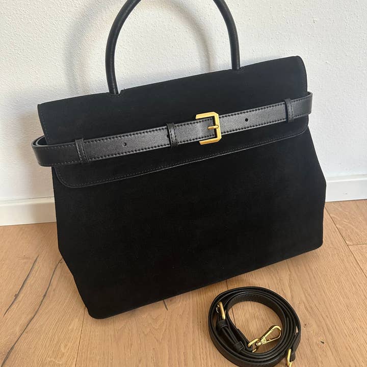 Zhade - Wholesale Top Handle Bag - Women's - PRISCILLA - suede