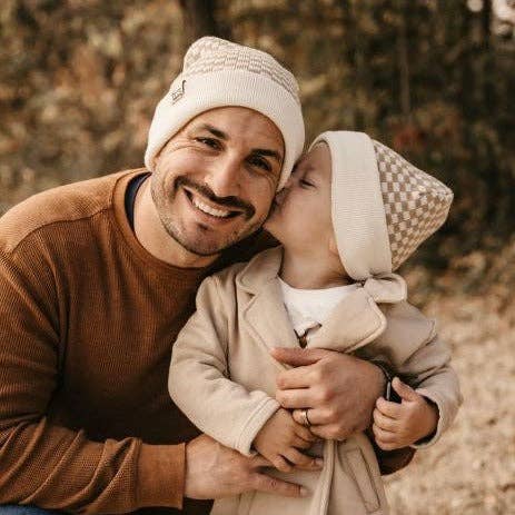 Cool Beanz - Wholesale Beanie - Women's - Check Yourself Reversible Beanie - Beige9