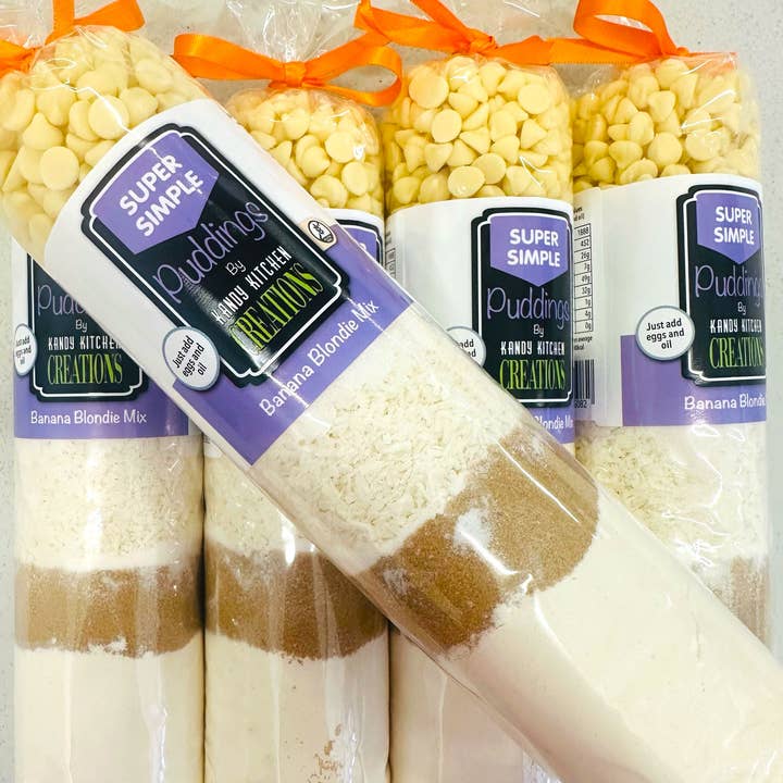 Crafty Cook by Kandy Kitchen Creations Ltd - Wholesale DIY food kit - Case of 6 x GF Banana Blondie Mixes0