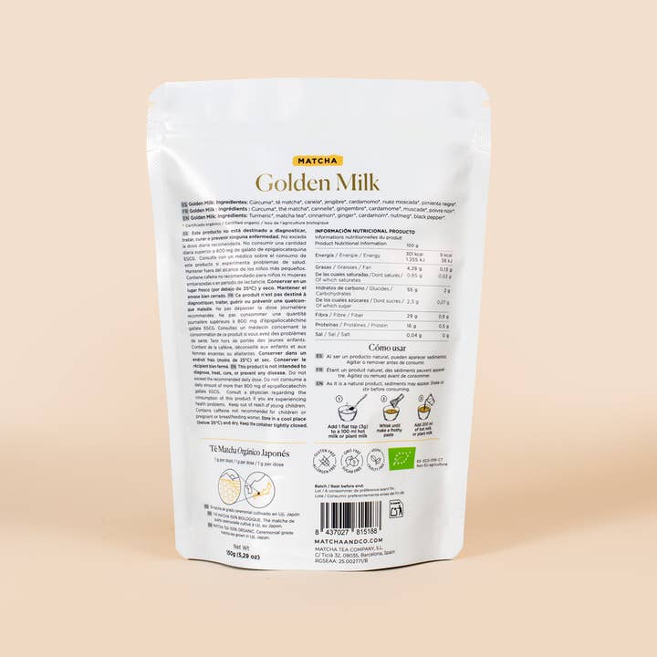 Matcha & CO - Wholesale Health/detox tea - Matcha Golden Milk2