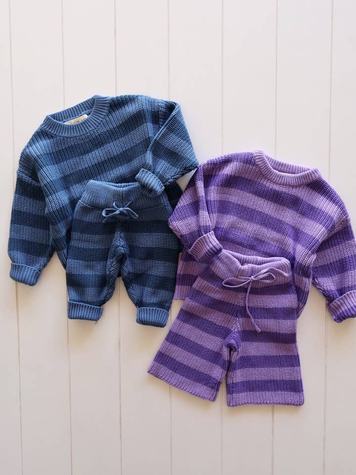Knit Stripe Set for wholesale by Axel & Rose