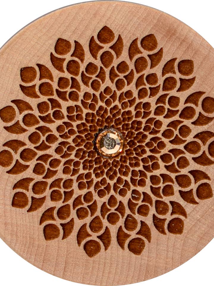 Geo 2 Mandala trä drömlåda för wholesale av Woodcutts Inc.