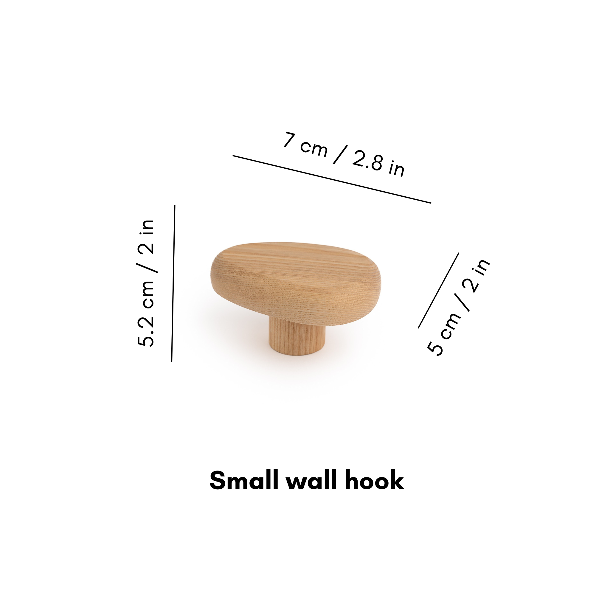 NAMUOS - Wholesale Wall Hook - Wooden wall hook DROP0
