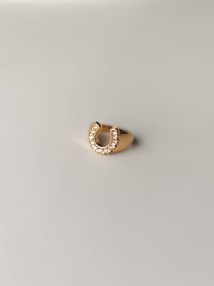Horseshoe Ring for wholesale by Aubree Says