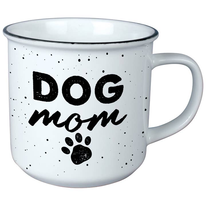"Dog Mom" Vintage Mug for wholesale by Gift & Garden by Carson