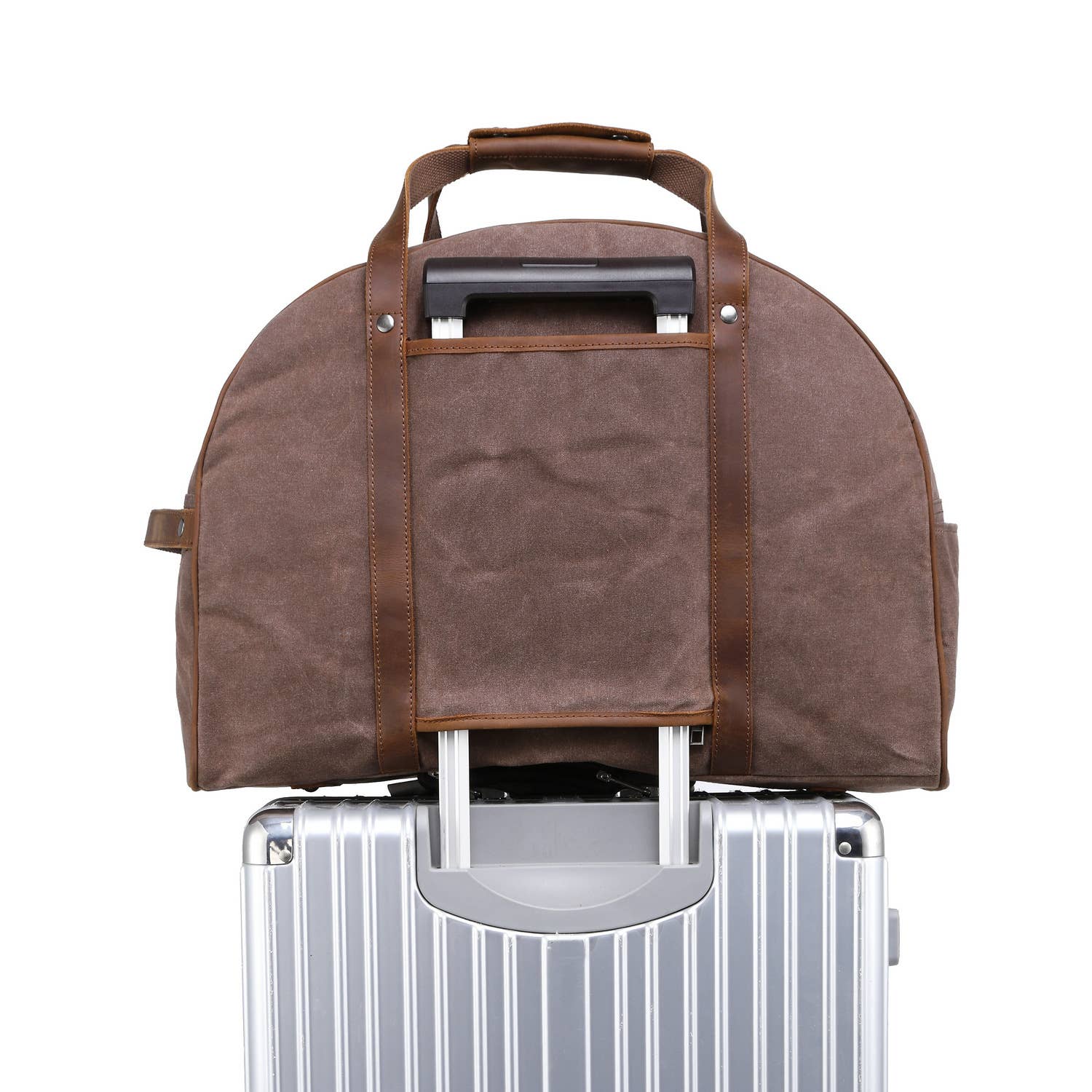 TSD Brand - Wholesale Weekender Bag - Unisex - Stone Creek Waxed Canvas Travel Bag25