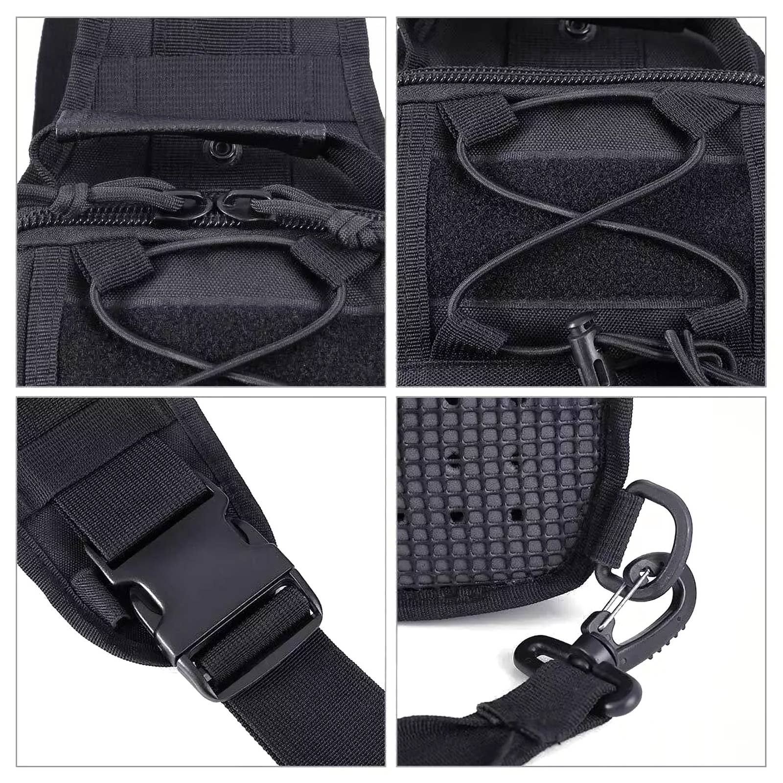 Cap Zone - Venta al por mayor Bolsos bandolera - Unisex - Bolso de Bandolera Táctico de Alta Resistencia con Camuflaje Digital6