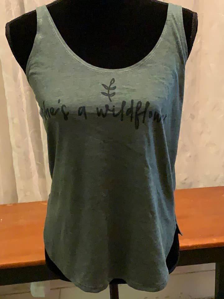 She’s a Wildflower tank for wholesale by Moonlit Ranch