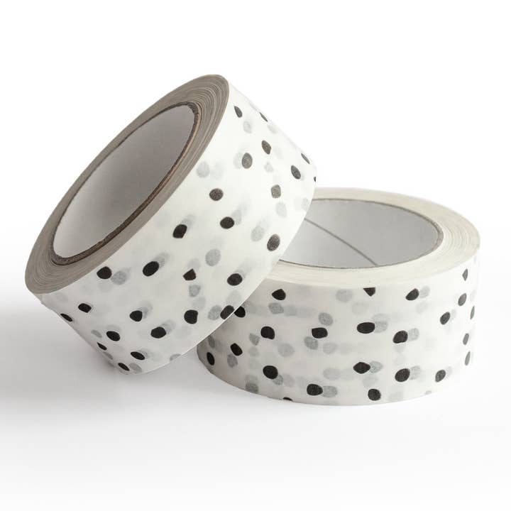 Packplan - Wholesale Tape - Packing Tape - Printed white polka dot,packaging6