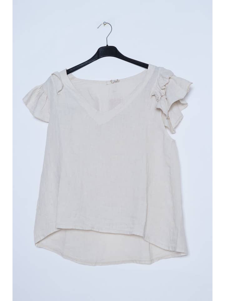 LÉA & LUC - Wholesale Blouse - Women's - 100% Linen Blouse REF. 1201938