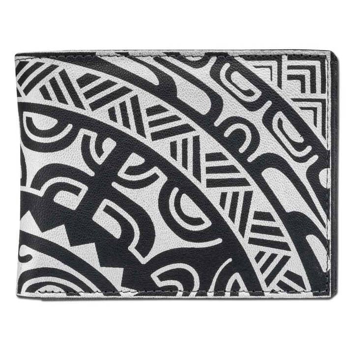NA KOA - Wholesale Wallet - Men's - Polynesian Tattoo Flip ID Wallet - Te Metua Tane
