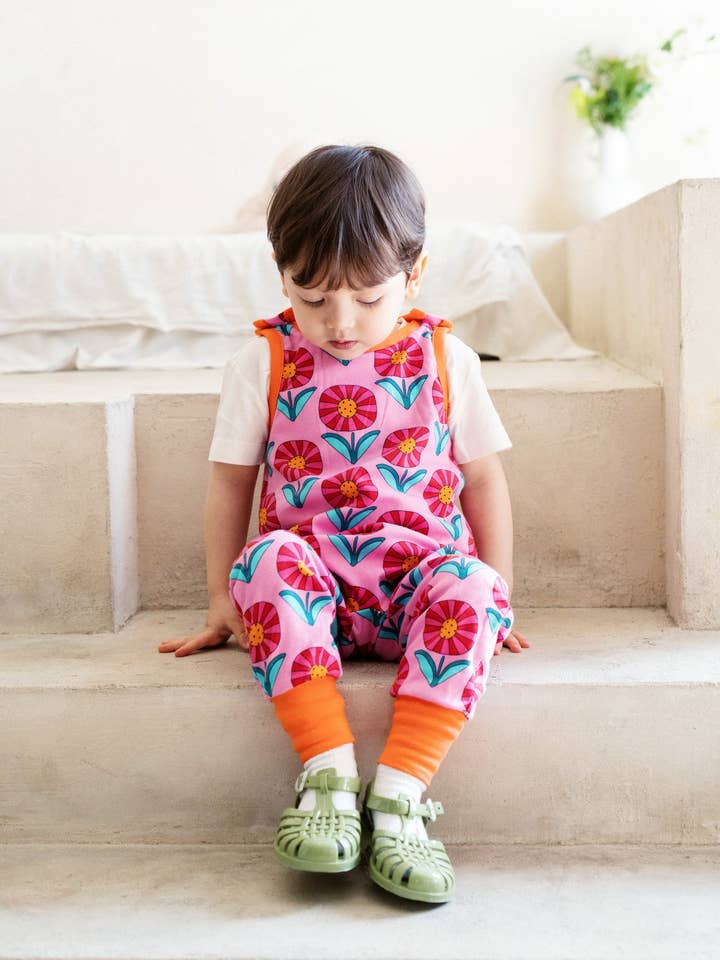 Ameelo - Vente Barboteuse – bébé - Salopette Billie en coton biologique - Daisy12