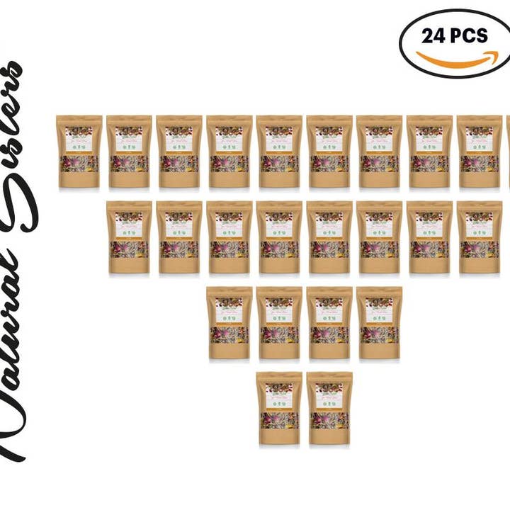 Nature's Lab - Natural Sisters - Wholesale Health/Detox Tea - 12 Organic Yoni Herbal Blend / 1oz Bag - Wholesale1