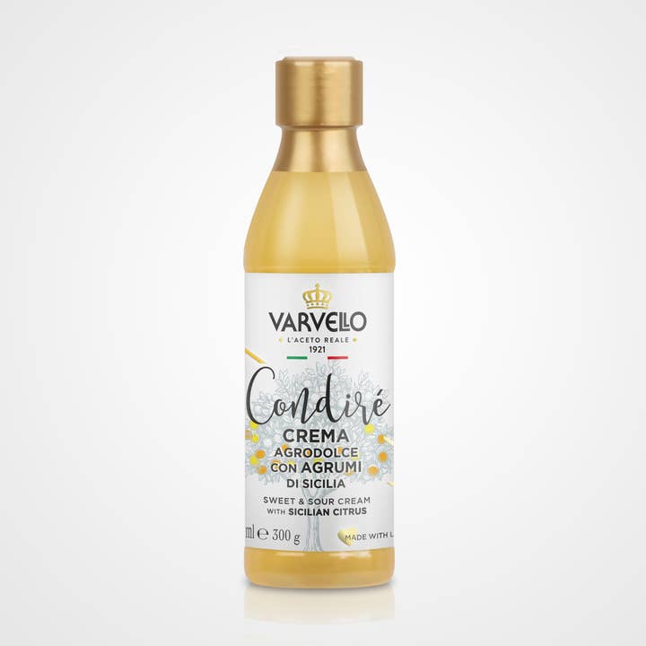 Varvello "the Royal Vinegar" since 1921 - Wholesale Sauce - Crema di Balsamico Bianco con Agrumi Siciliani0