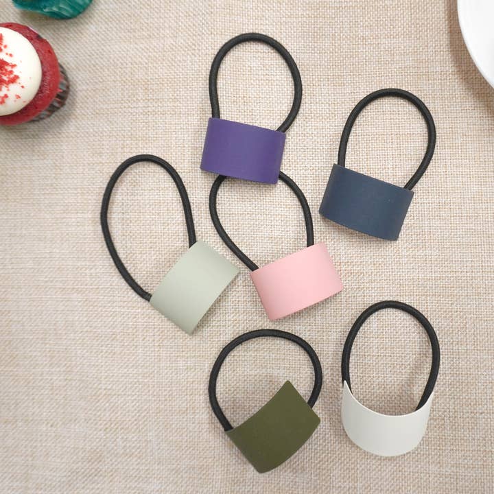 Metal Colorful Ponytail holder | Metal Colored Hair tie for wholesale by littletwinkleco