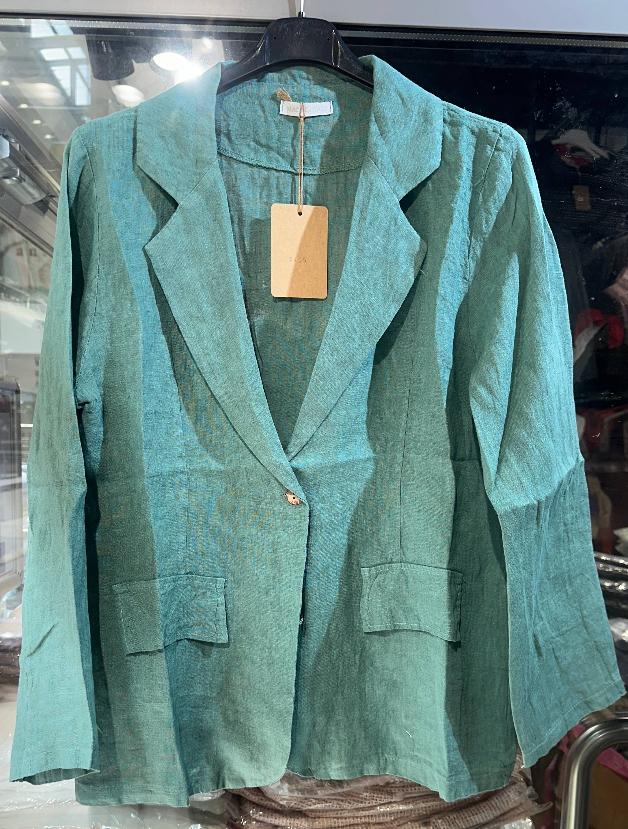 LÉA & LUC - Wholesale Jacket - Women's - 100% Linen Jacket REF. 345519