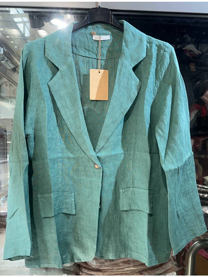 LÉA & LUC - Wholesale Jacket - Women's - 100% Linen Jacket REF. 345519