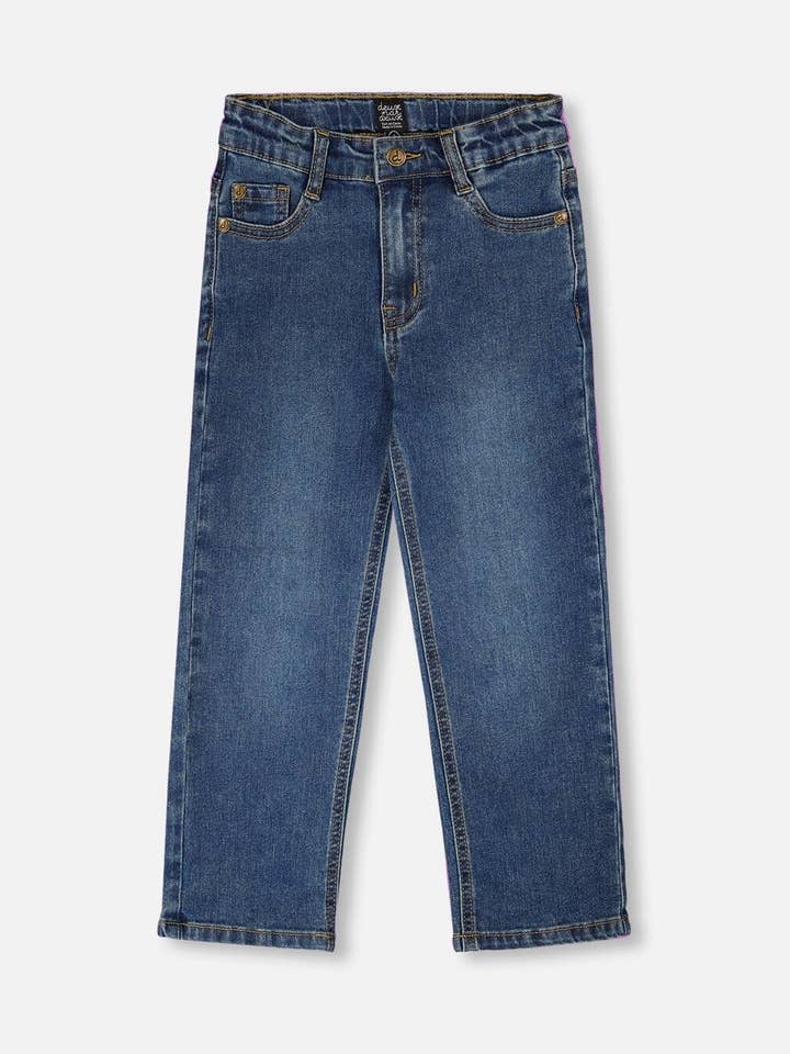 Jeans elasticizzati in denim blu navy per la vendita all'ingrosso da parte di Deux par Deux