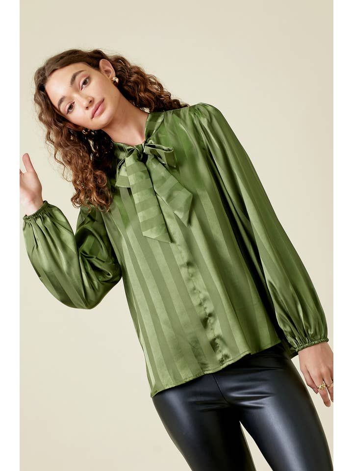 Mystree - Wholesale Blouse - Women's - 60325 Flowy Striped Blouse10