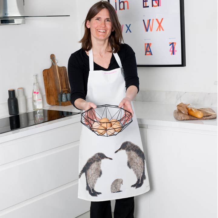 Pinguin- und Babyschürze für den Großhandel von Chloe Gardner