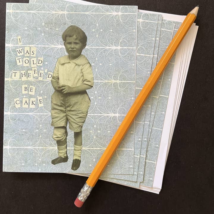 Told There'd Be Cake Note Card for wholesale by ZouZou's Basement