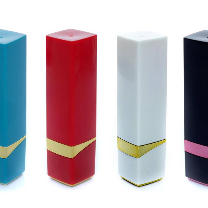 Kinky Pleasure - Wholesale Sex Toy - Bossoftoys - 22-00022 - Lipstick Vibrator - Rechargeable - Blue housing - Color box3